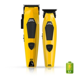Set JRL Profesional - Diamante - Masina de tuns 2025C + Masina de contur 2025T - Yellow - fara fir