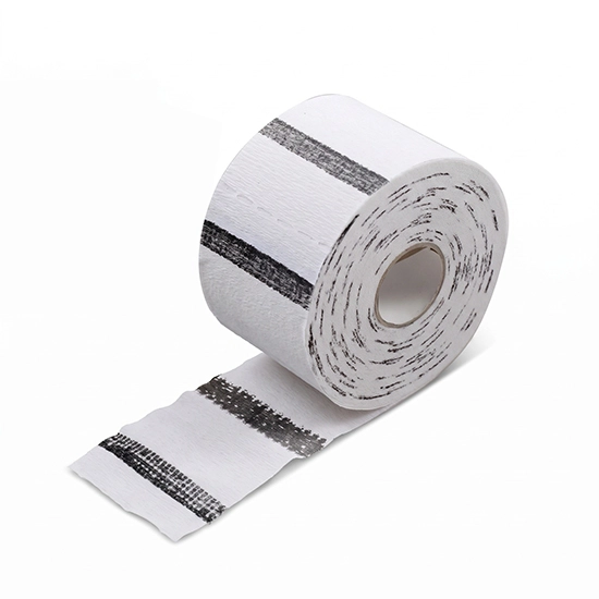 Gulere de hartie Rovra pentru frizerie - set 5 role - Albe