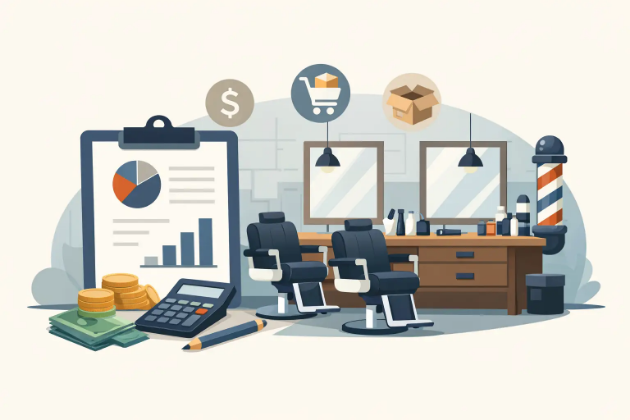 Exemplu buget echipare barbershop nou