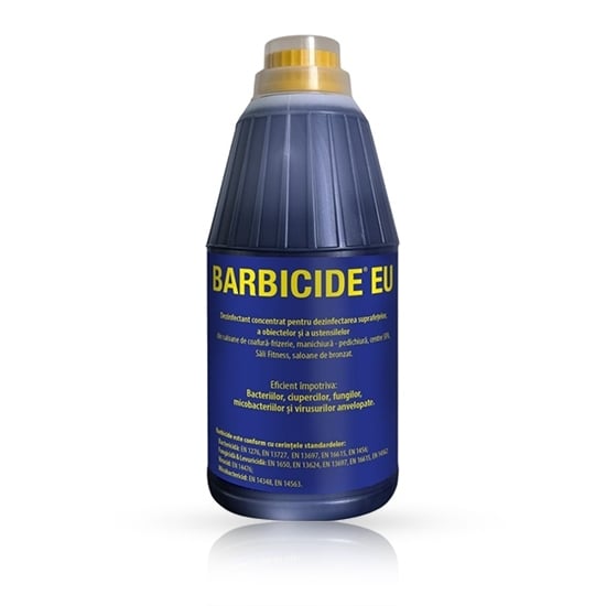 Dezinfectant  concentrat - BARBICIDE - solutie obiecte si ustensile  - 1900 ML.