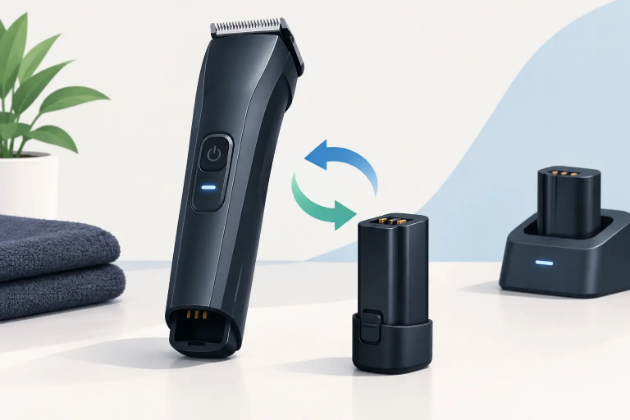 Clipper cu baterie detasabila