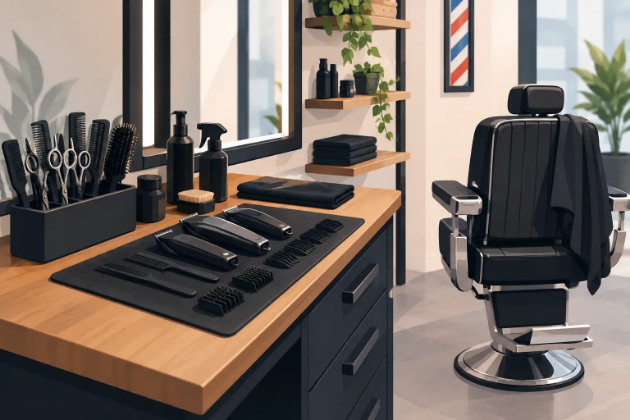 Organizare post barber lucru eficient
