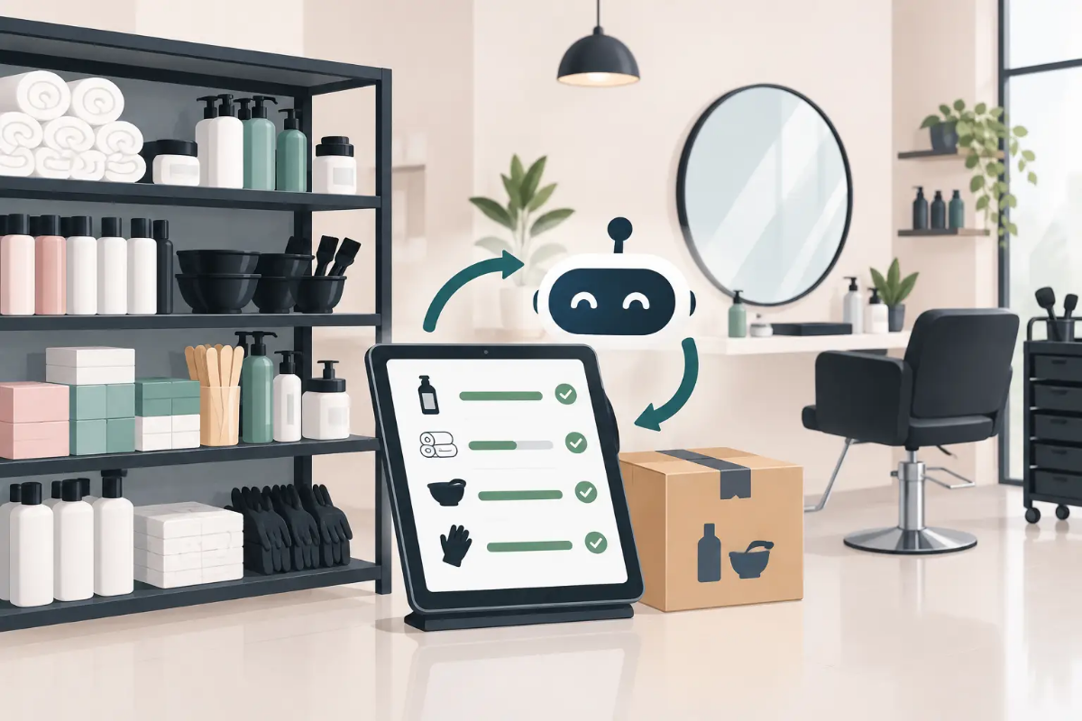 Automatizare stoc cosumabile salon!
