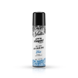 Spray de par colorat -  PRORAPID - Tattoo - 150 ml - Albastru 