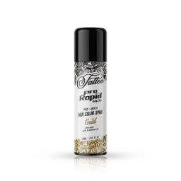 Spray de par colorat -  PRORAPID - Tattoo - 150 ml - Auriu