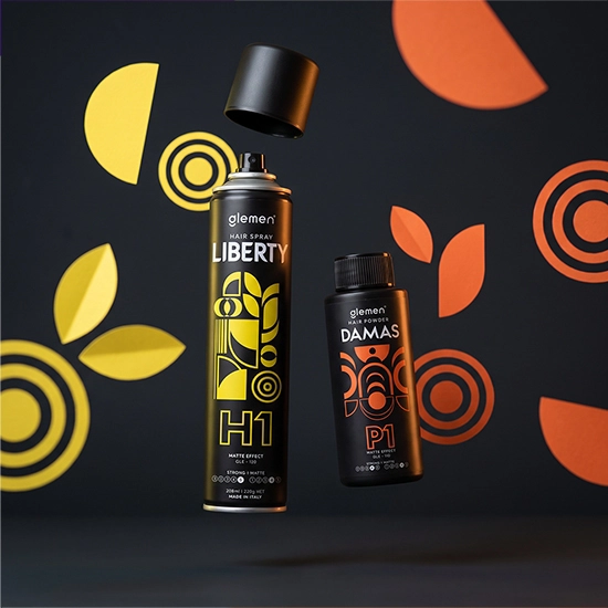 Pachet promo - Glemen - Pudra de volum Damas + Fixativ Liberty 300 ml
