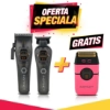 Set STYELCRAFT INSTINCT -  Metal Edition - Masina de tuns + Masina de contur - fara fir  + Shaver Roz 